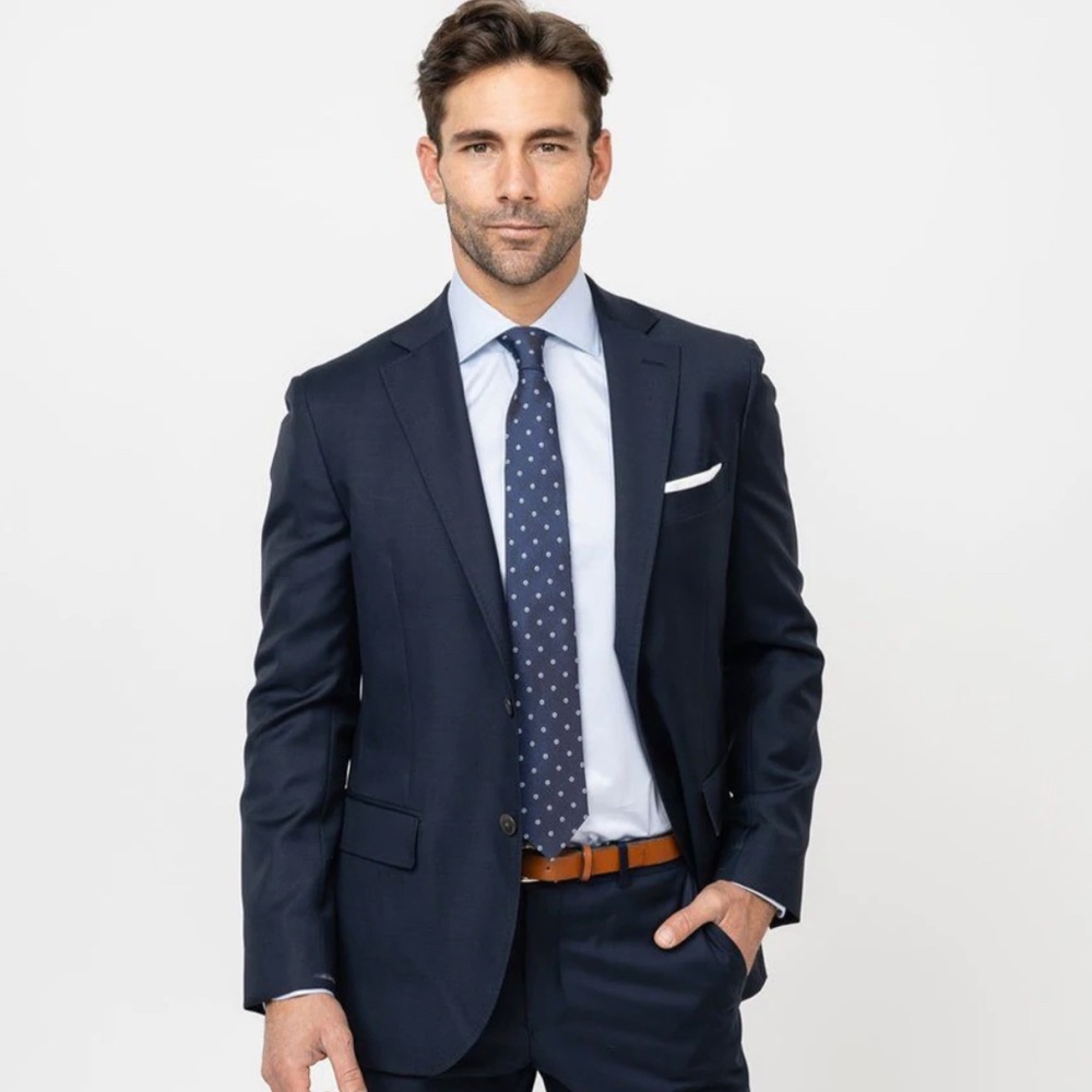 Light Blue Slim Fit Ledbury Dress Shirt